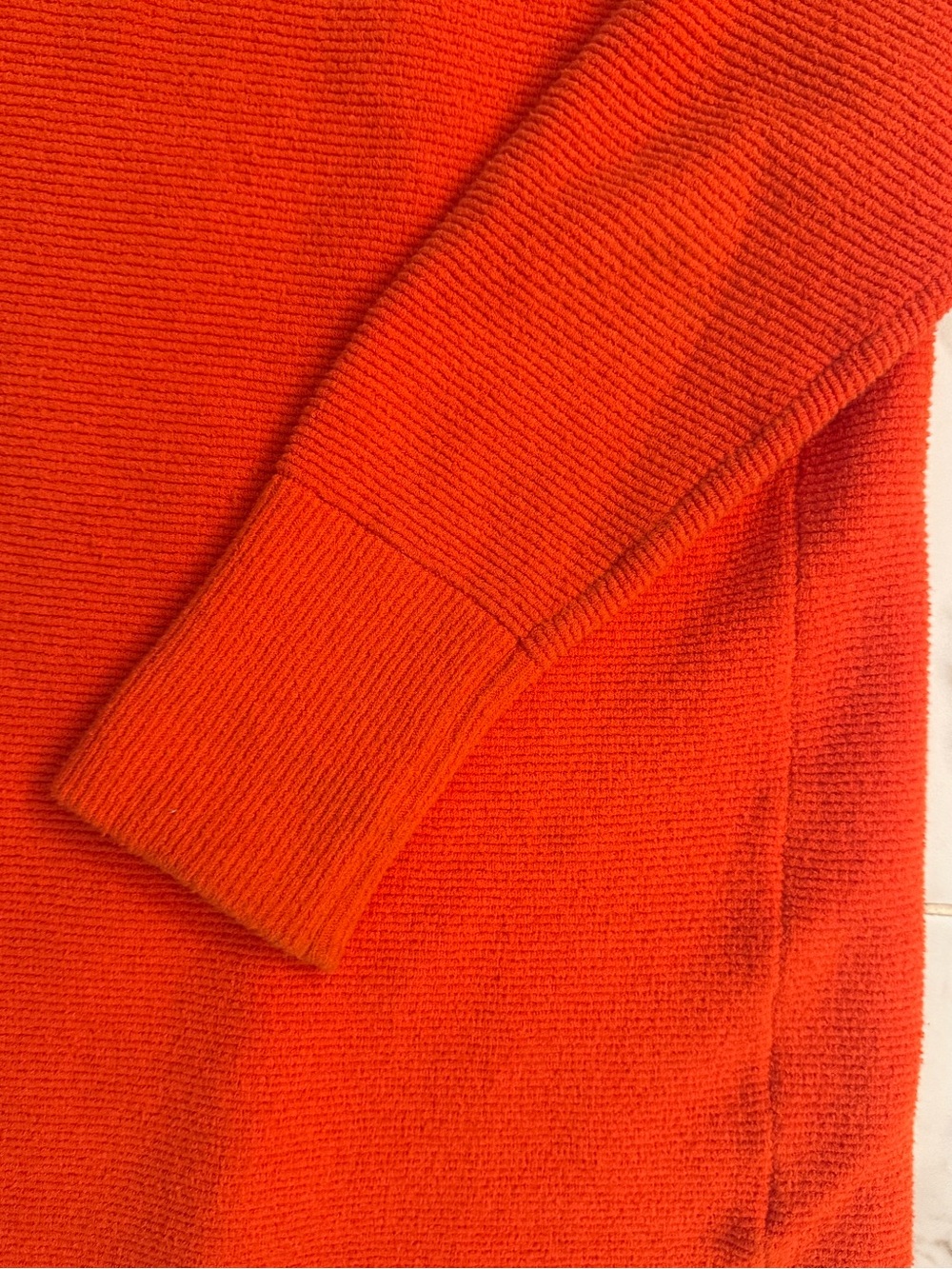 Free People Ottoman Orange Knit Funnel-Neck Mini Dress Tunic - Picture 3 of 4